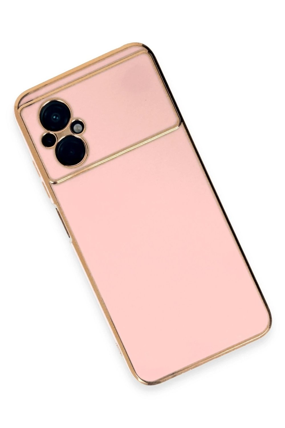 Mey İthalat®   Poco M5 Kılıf Volet Silikon - Pembe