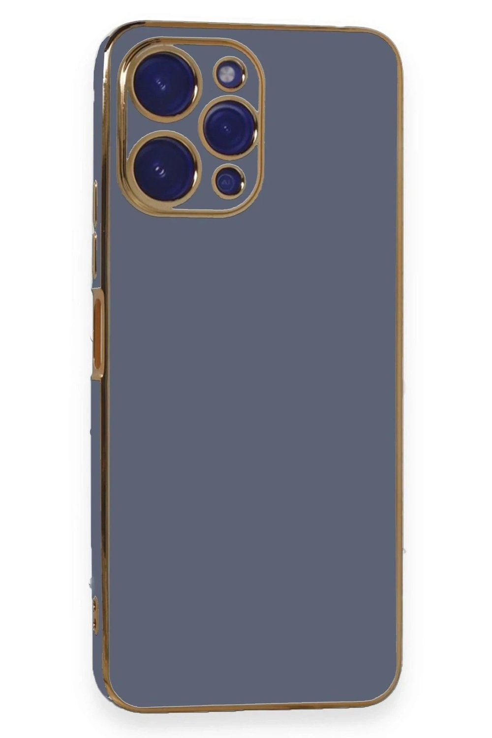 Mey İthalat®   Poco M6 Pro 5G Kılıf Volet Silikon - Mavi