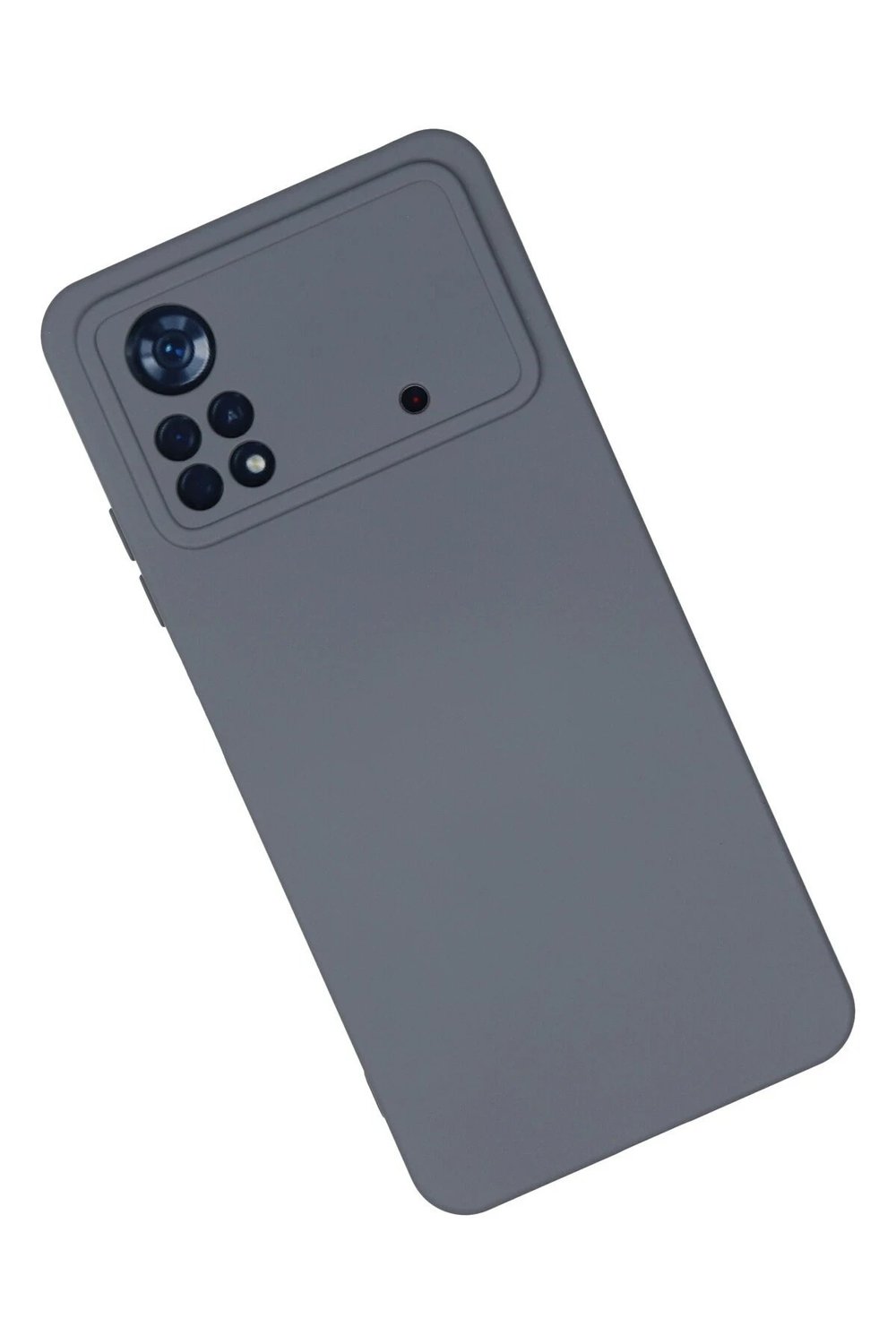 Mey İthalat®   Poco X4 Pro 5G Kılıf Nano içi Kadife Silikon - Gri