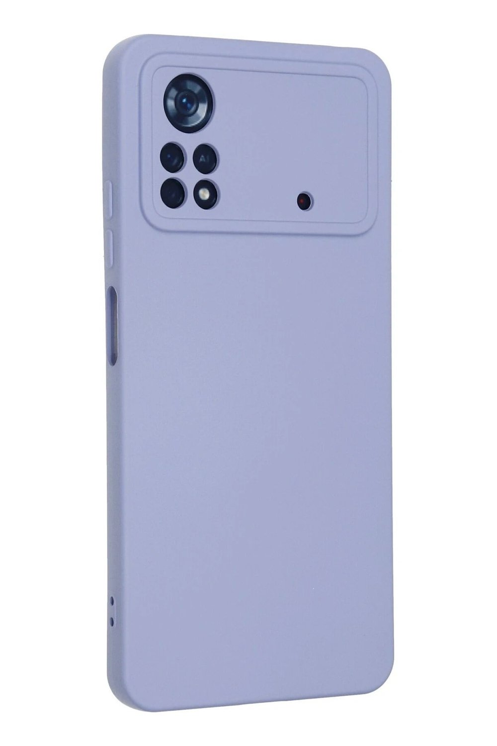 Mey İthalat®   Poco X4 Pro 5G Kılıf Nano içi Kadife Silikon - Lila