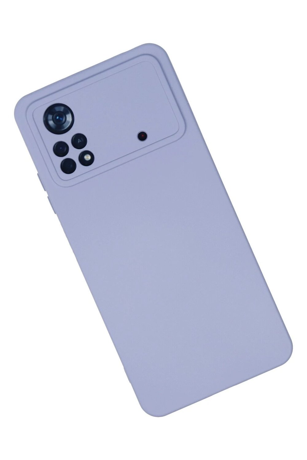 Mey İthalat®   Poco X4 Pro 5G Kılıf Nano içi Kadife Silikon - Lila