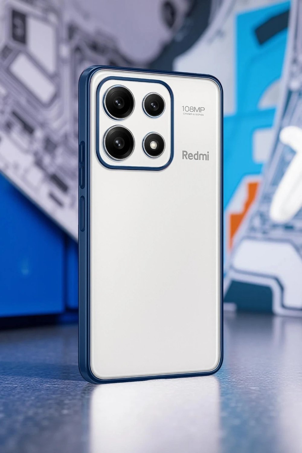 Mey İthalat®   Poco X6 Pro Kılıf  Lensli Silikon - Açık Mavi