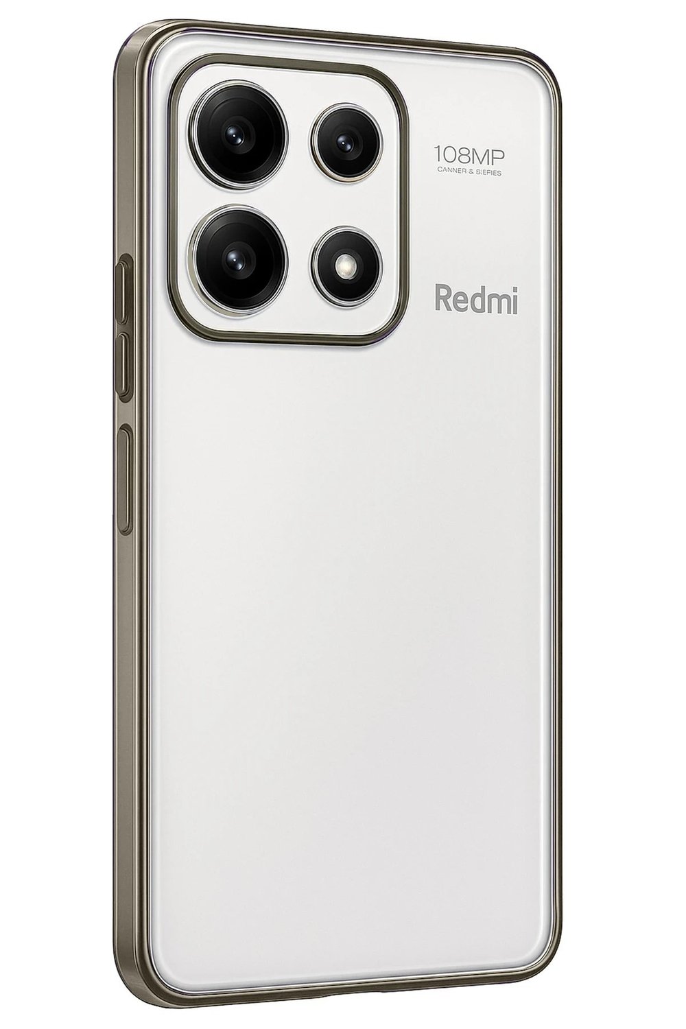 Mey İthalat®   Poco X6 Pro Kılıf  Lensli Silikon - Gold
