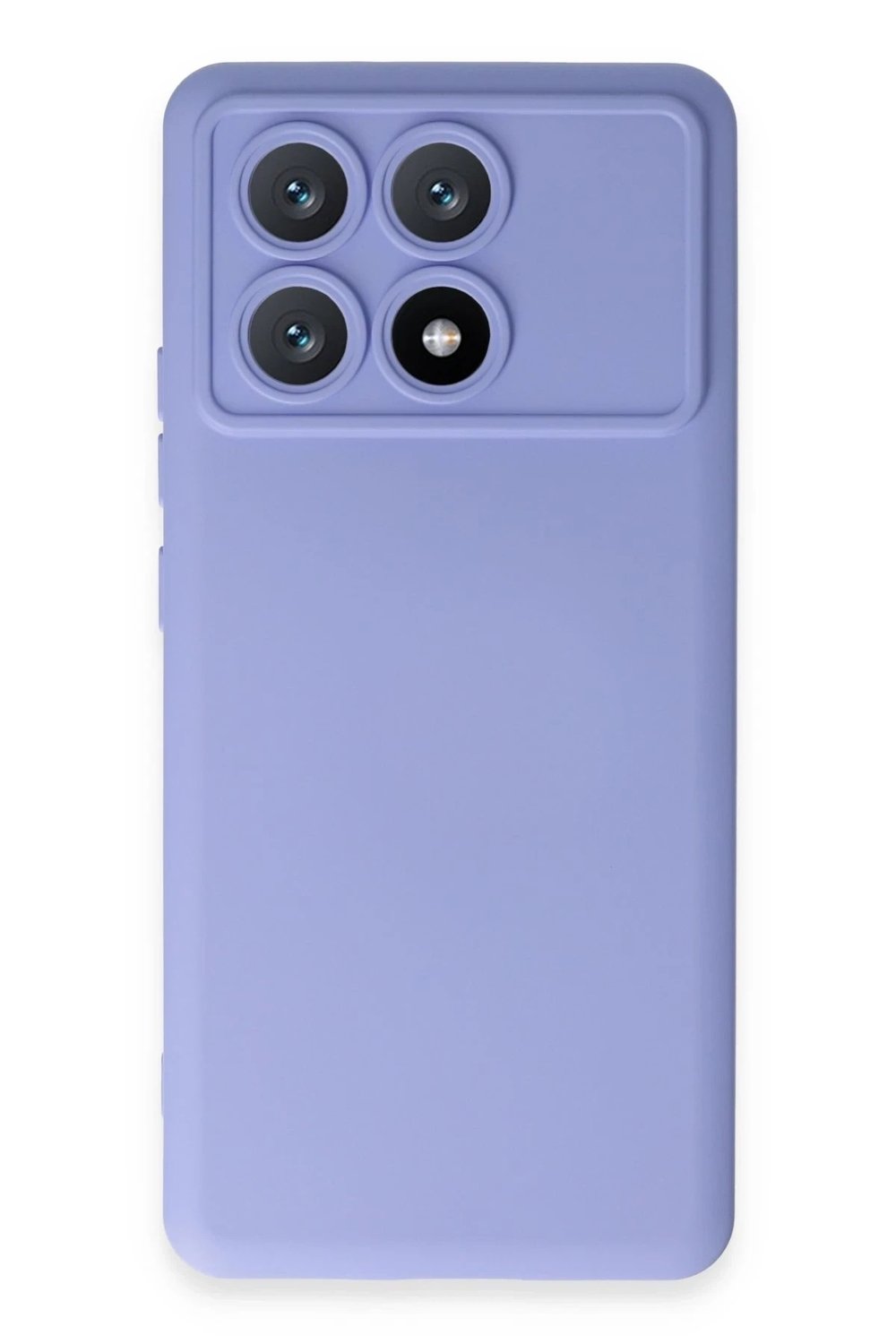Mey İthalat®   Poco X6 Pro Kılıf Nano içi Kadife Silikon - Lila