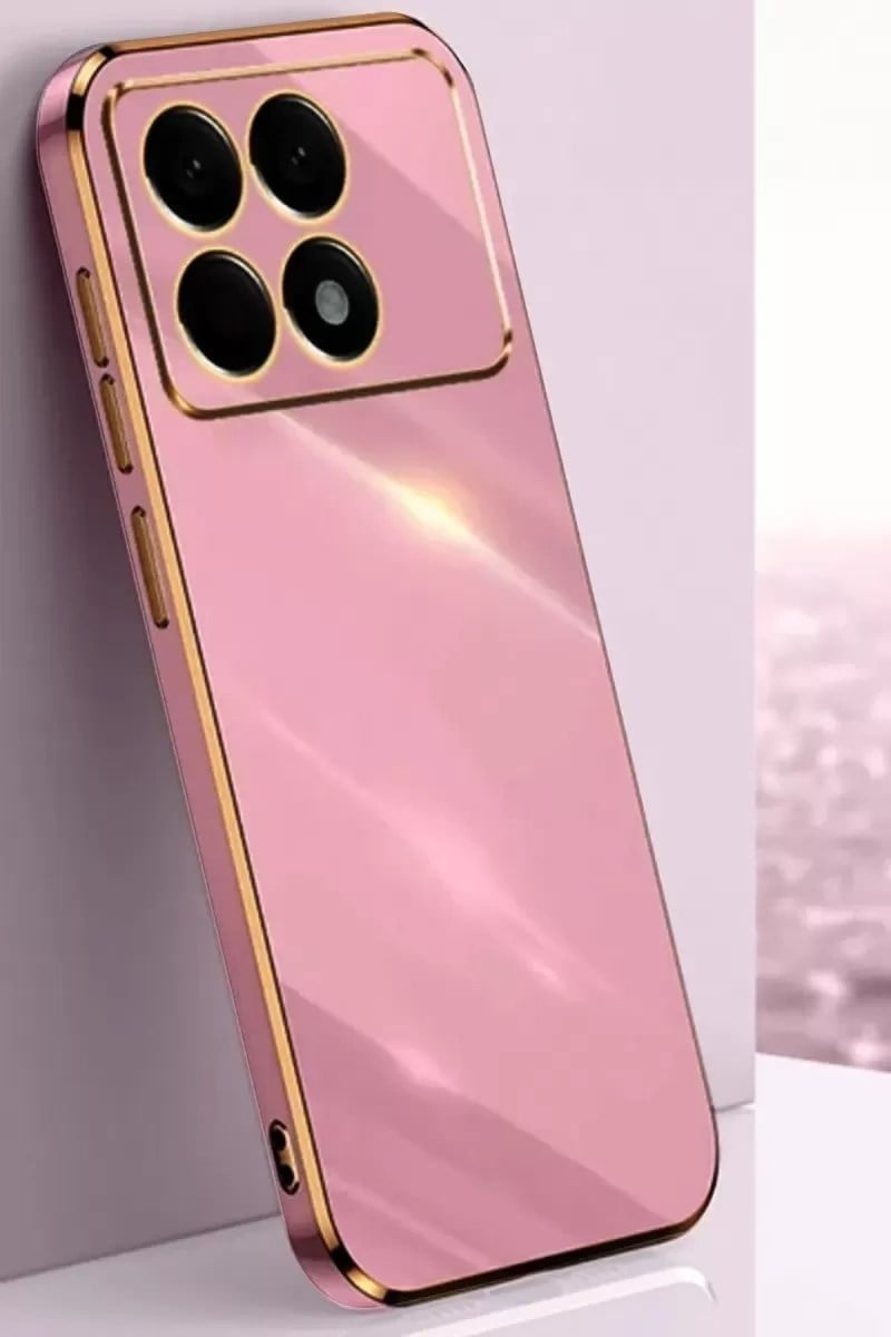 Mey İthalat®   Poco X6 Pro Kılıf Volet Silikon - Mor