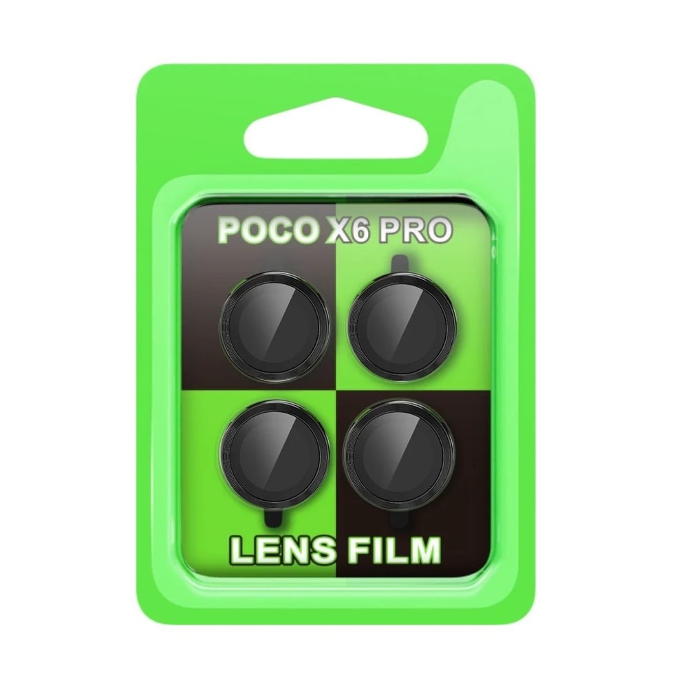 Mey İthalat®   Poco X6 Pro Raze Metal Kamera Lens - Siyah