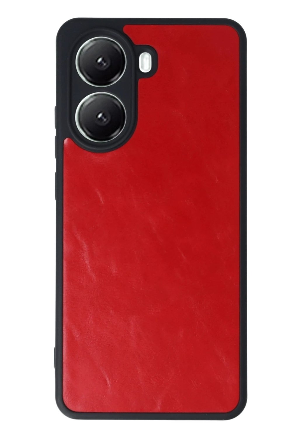 Mey İthalat®   Poco X7 Pro Kılıf Aras Deri Kapak - Kırmızı