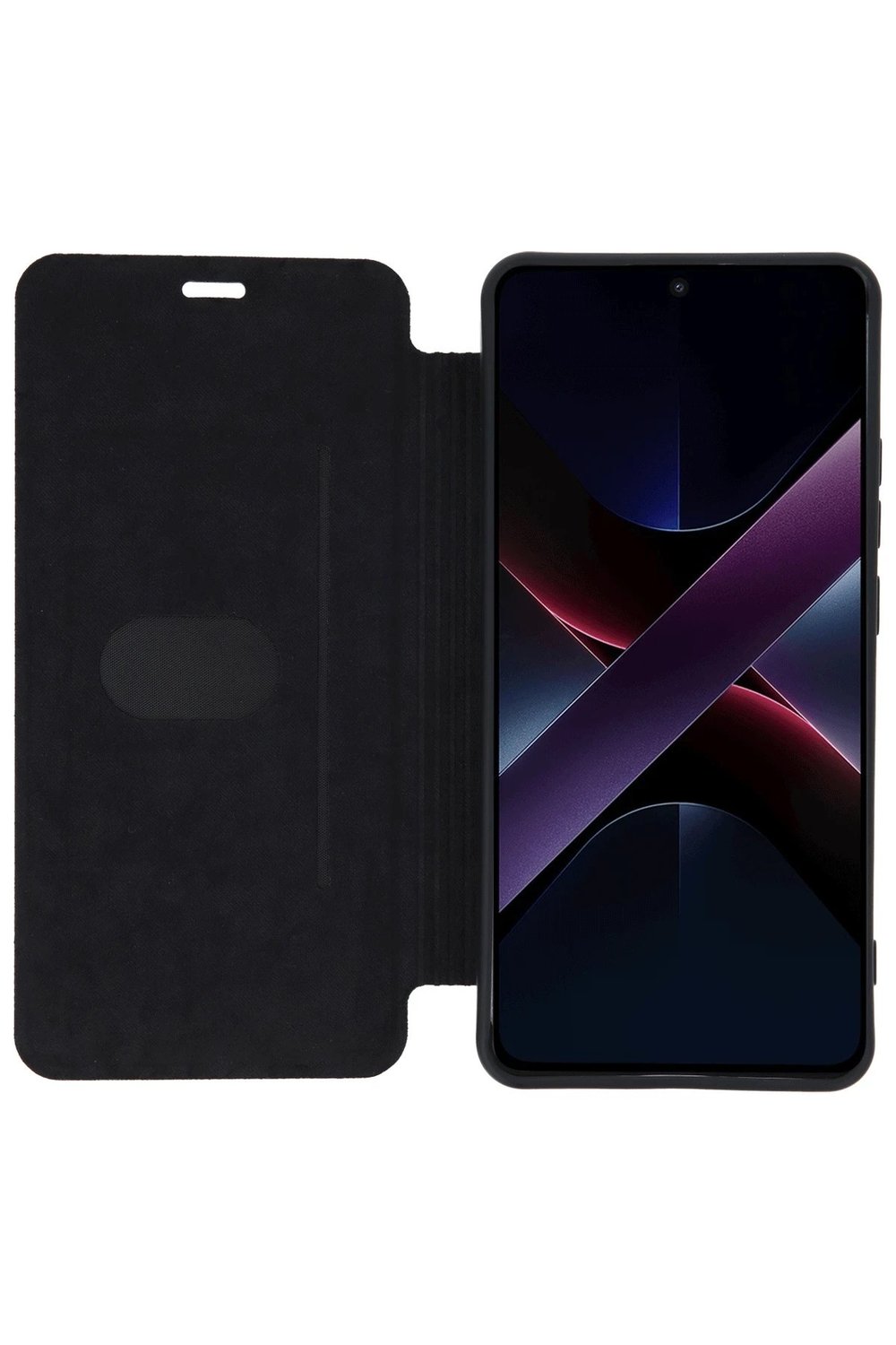 Mey İthalat®   Poco X7 Pro Kılıf Flip Cover - Lacivert