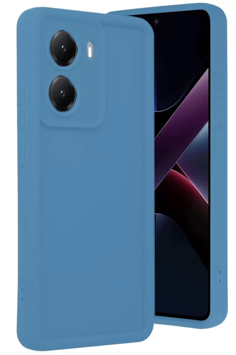 Mey İthalat®   Poco X7 Pro Viera Silikon - Mavi