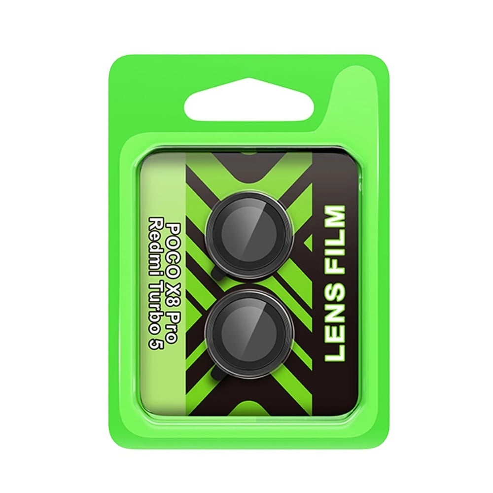 Mey İthalat®   Poco X8 Pro Raze Metal Kamera Lens - Siyah