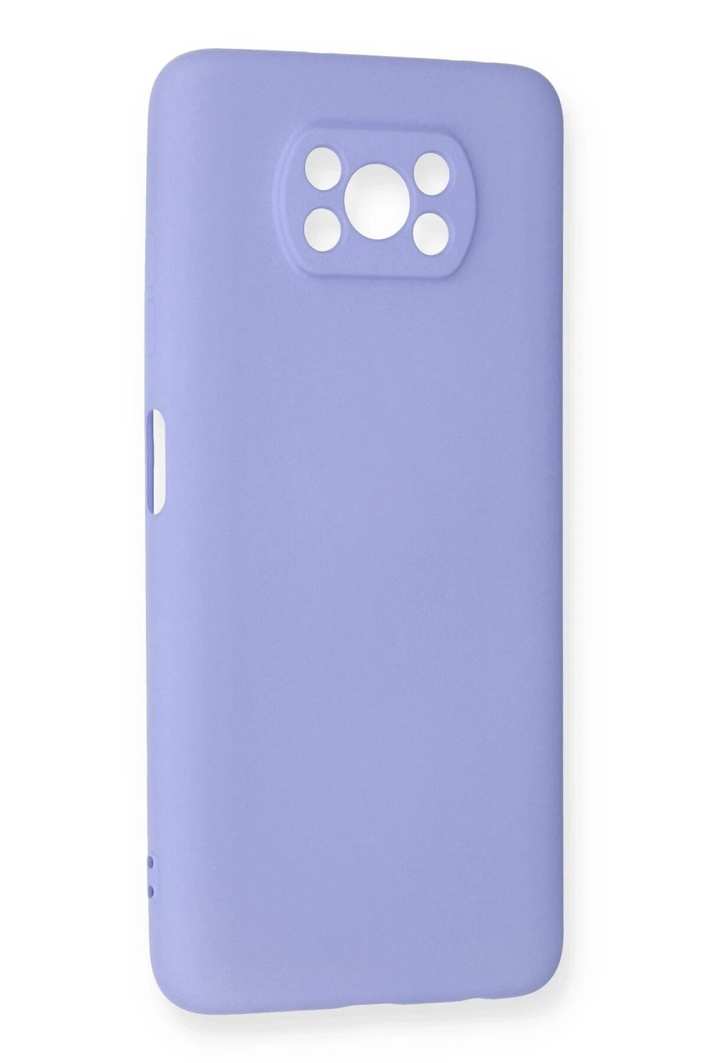 Mey İthalat®   Pocophone X3 Kılıf Nano içi Kadife Silikon - Lila