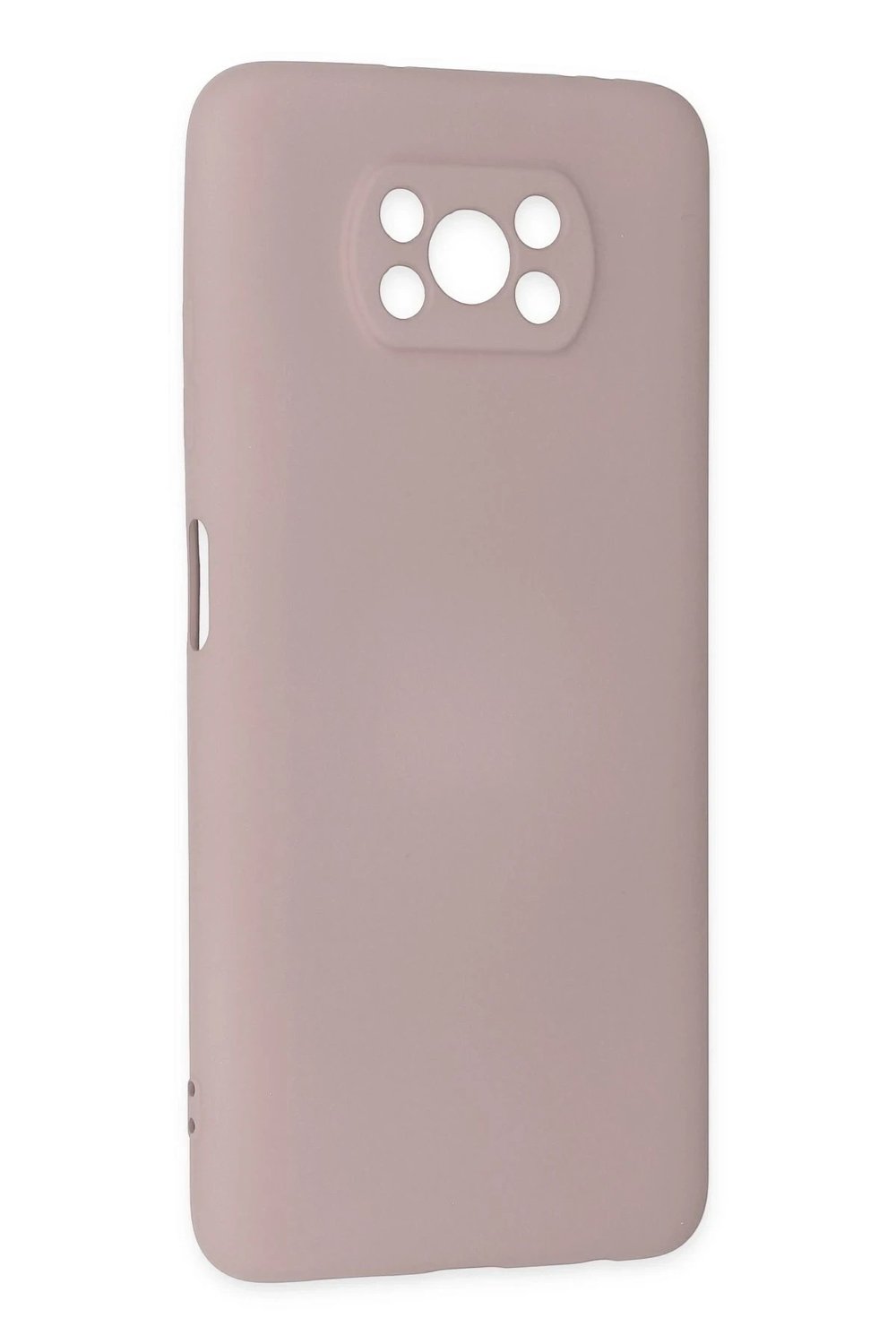 Mey İthalat®   Pocophone X3 Kılıf Nano içi Kadife Silikon - Pudra