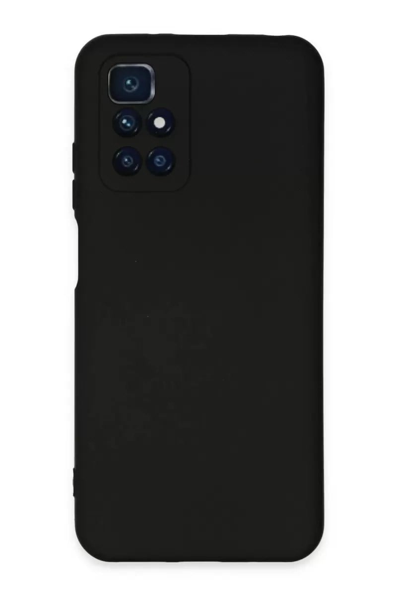 Mey İthalat®   Redmi 10 2022 Kılıf Nano içi Kadife Silikon - Siyah