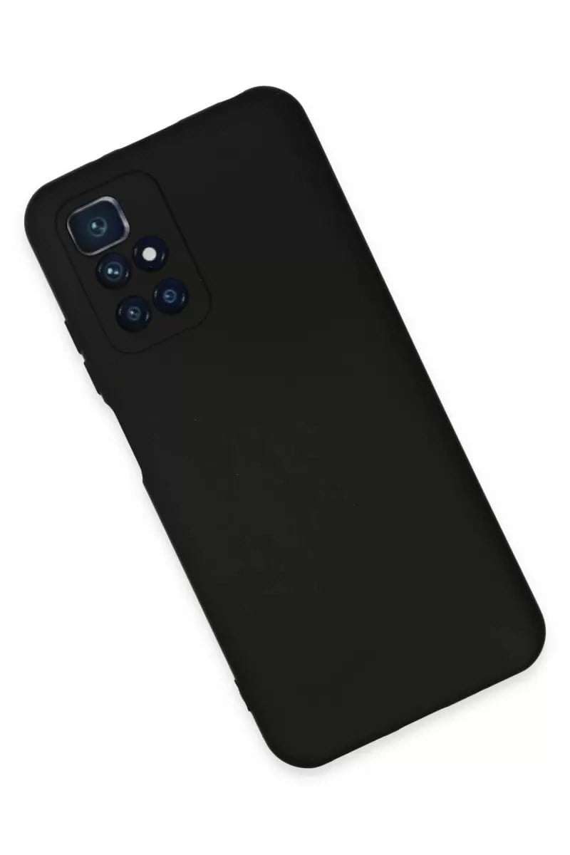 Mey İthalat®   Redmi 10 2022 Kılıf Nano içi Kadife Silikon - Siyah
