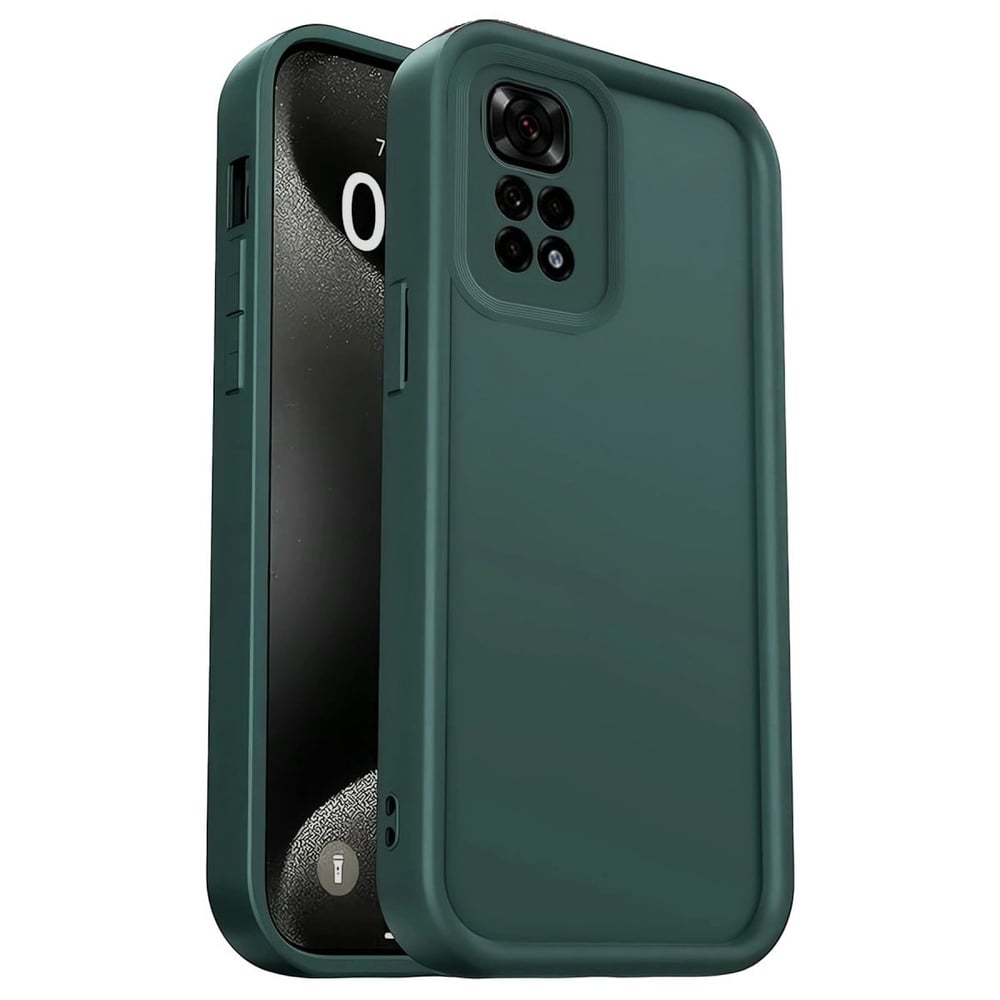 Mey İthalat®   Redmi 10 2022 Kılıf Viera Silikon - Koyu Yeşil
