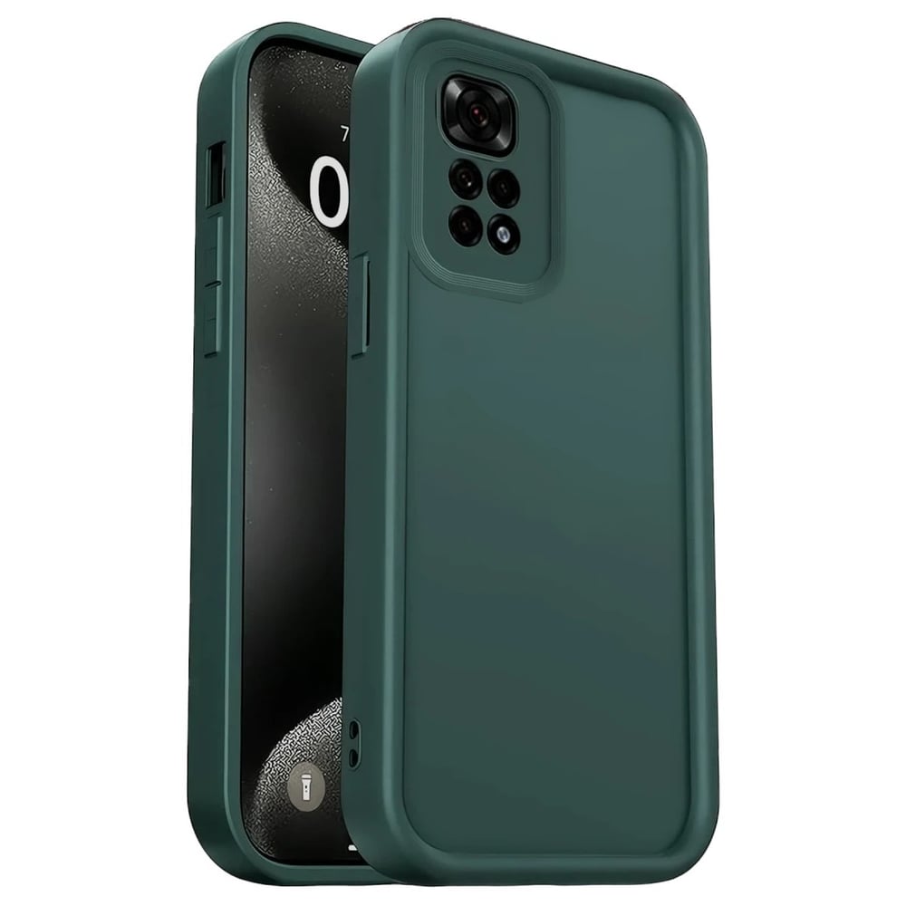 Mey İthalat®   Redmi 10 2022 Kılıf Viera Silikon - Koyu Yeşil