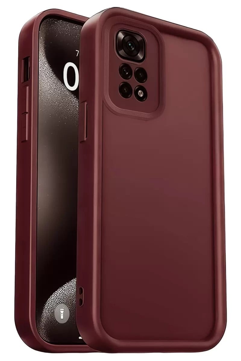 Mey İthalat®   Redmi 10 2022 Kılıf Viera Silikon - Bordo