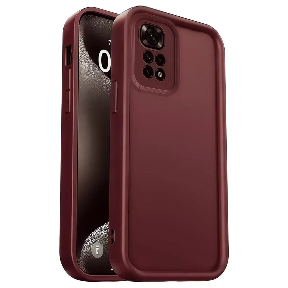 Mey İthalat®   Redmi 10 2022 Kılıf Viera Silikon - Bordo