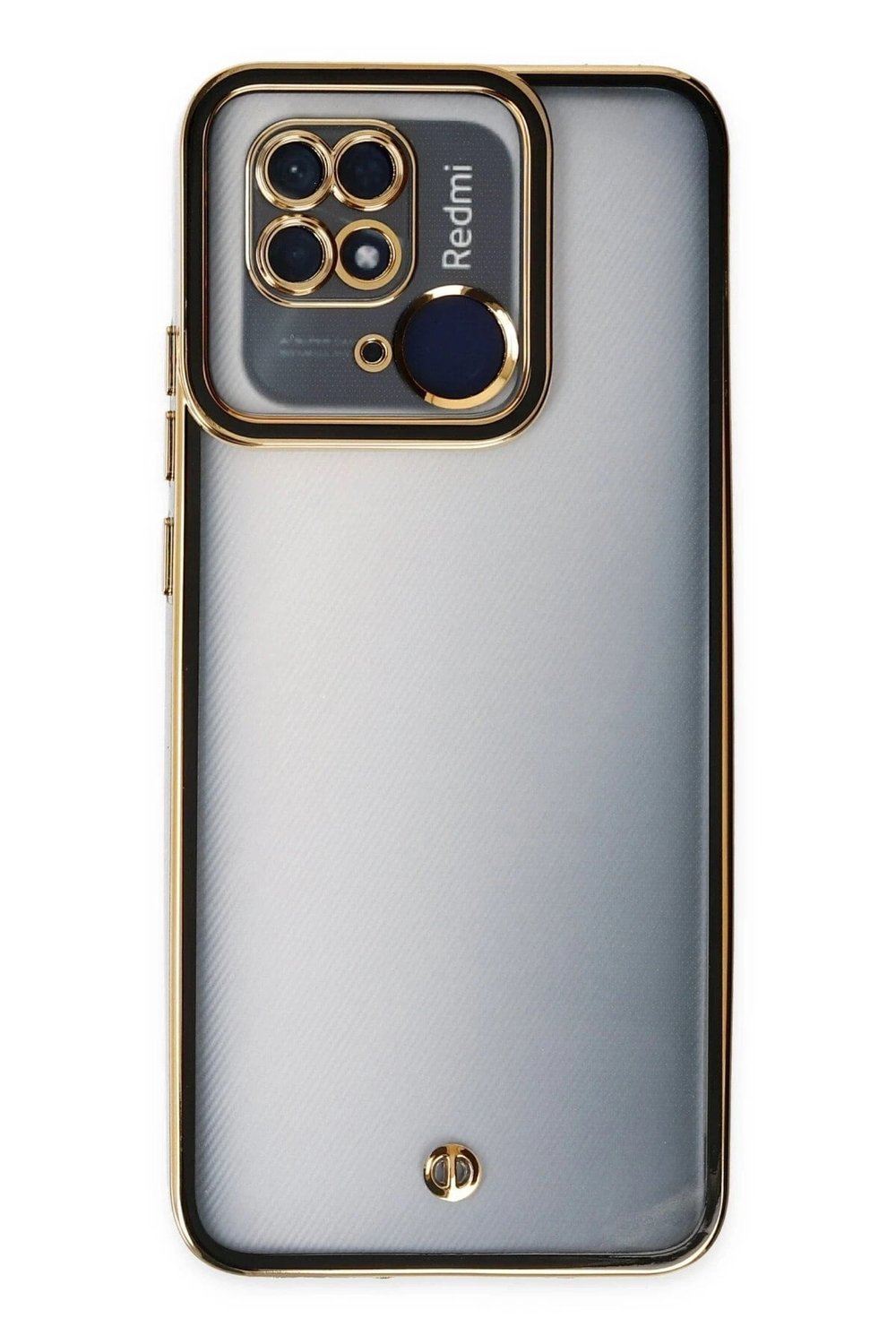 Mey İthalat®   Redmi 10C Kılıf Liva Lens Silikon - Siyah