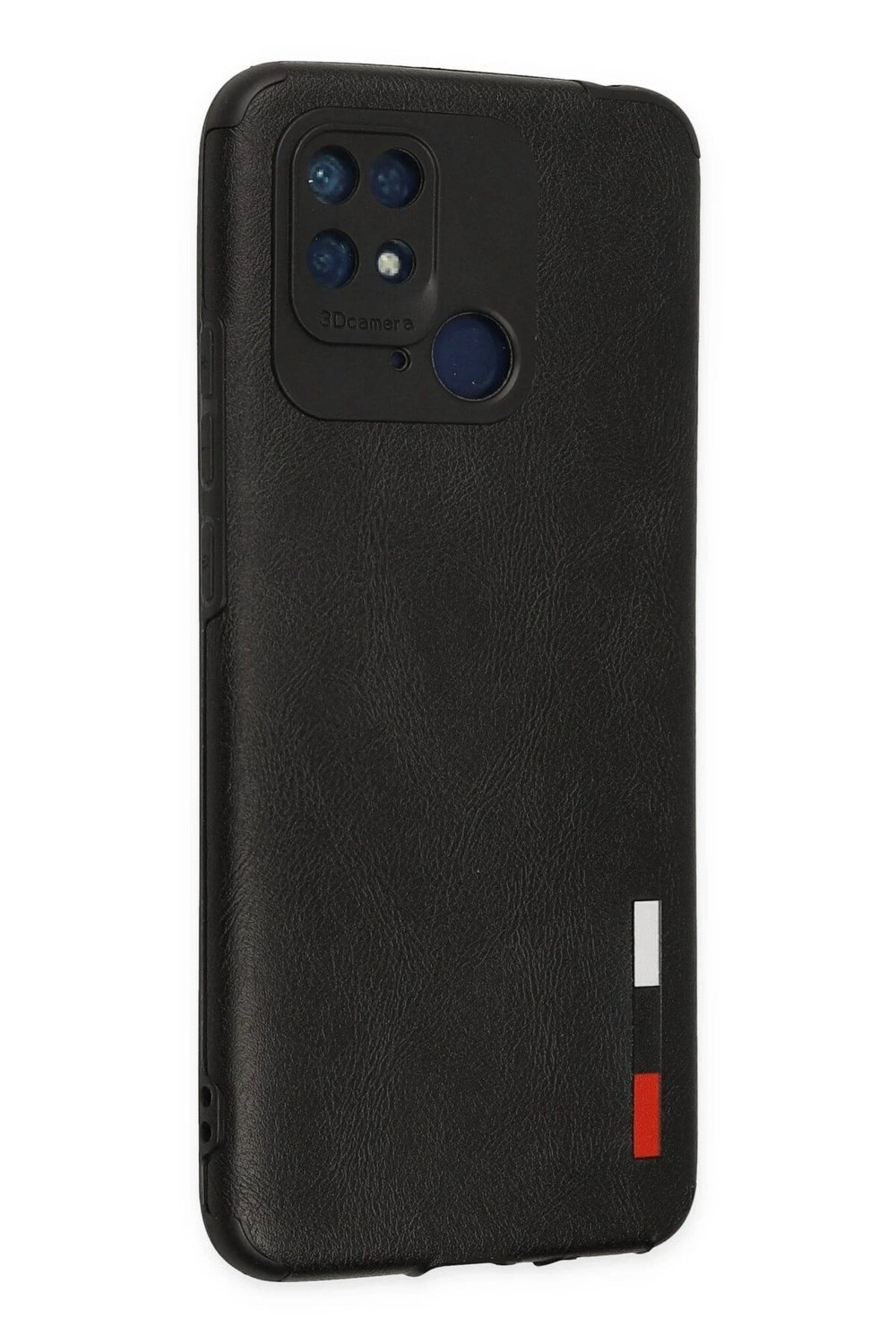 Mey İthalat®   Redmi 10C Kılıf Loop Deri Silikon - Siyah
