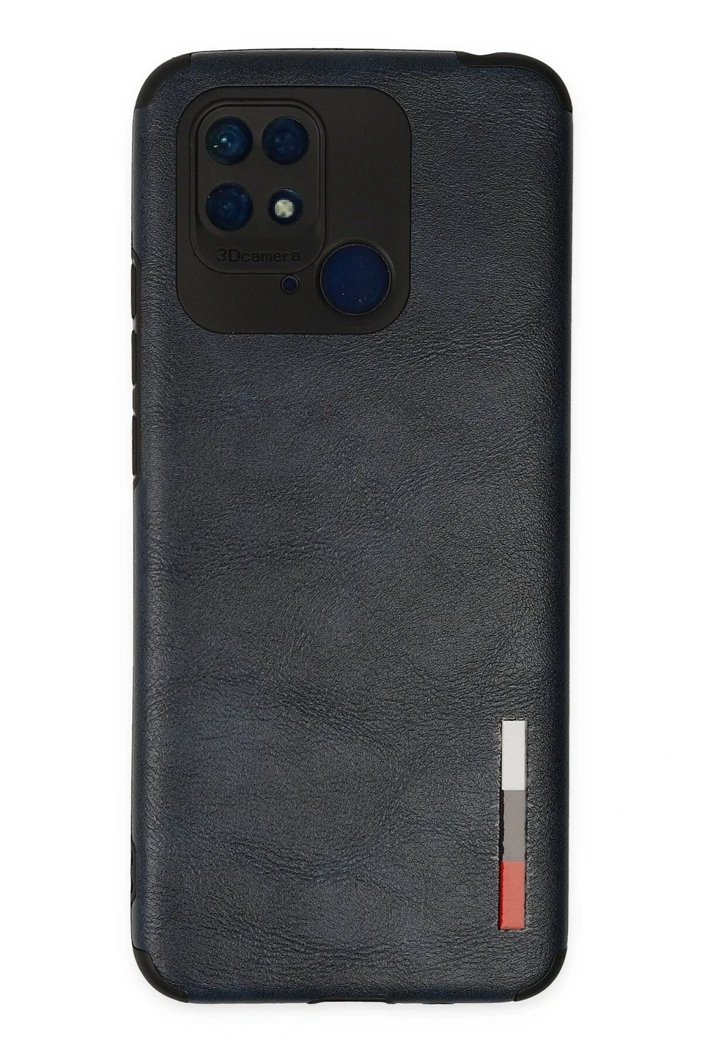 Mey İthalat®   Redmi 10C Kılıf Loop Deri Silikon - Lacivert