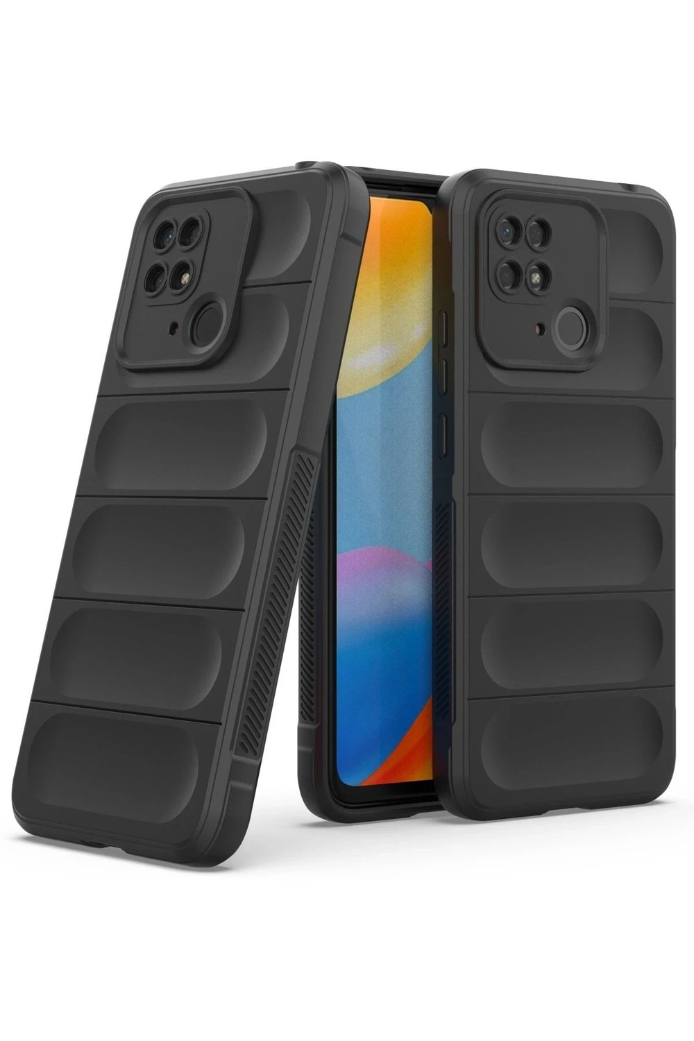 Mey İthalat®   Redmi 10C Kılıf Optimum Silikon - Siyah
