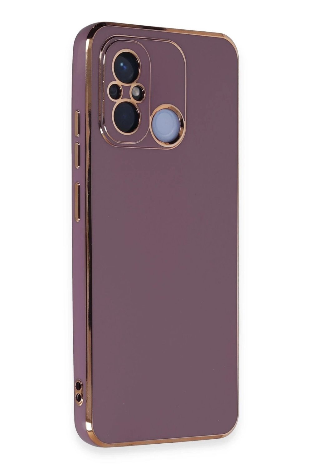 Mey İthalat®   Redmi 12C Kılıf Volet Silikon - Mor