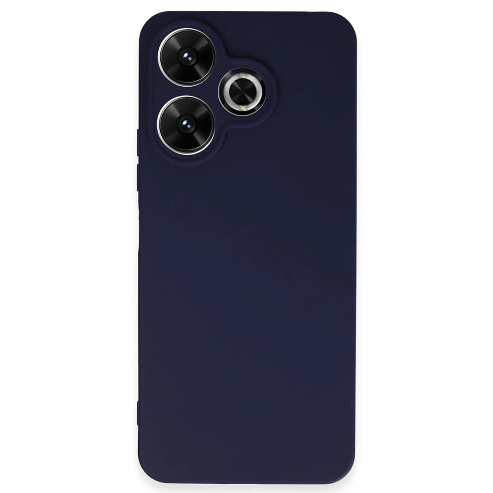 Mey İthalat®   Redmi 13 4G Kılıf First Silikon - Lacivert