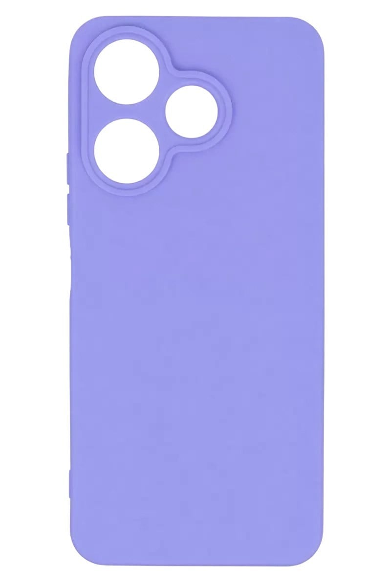 Mey İthalat®   Redmi 13 4G Kılıf First Silikon - Lila