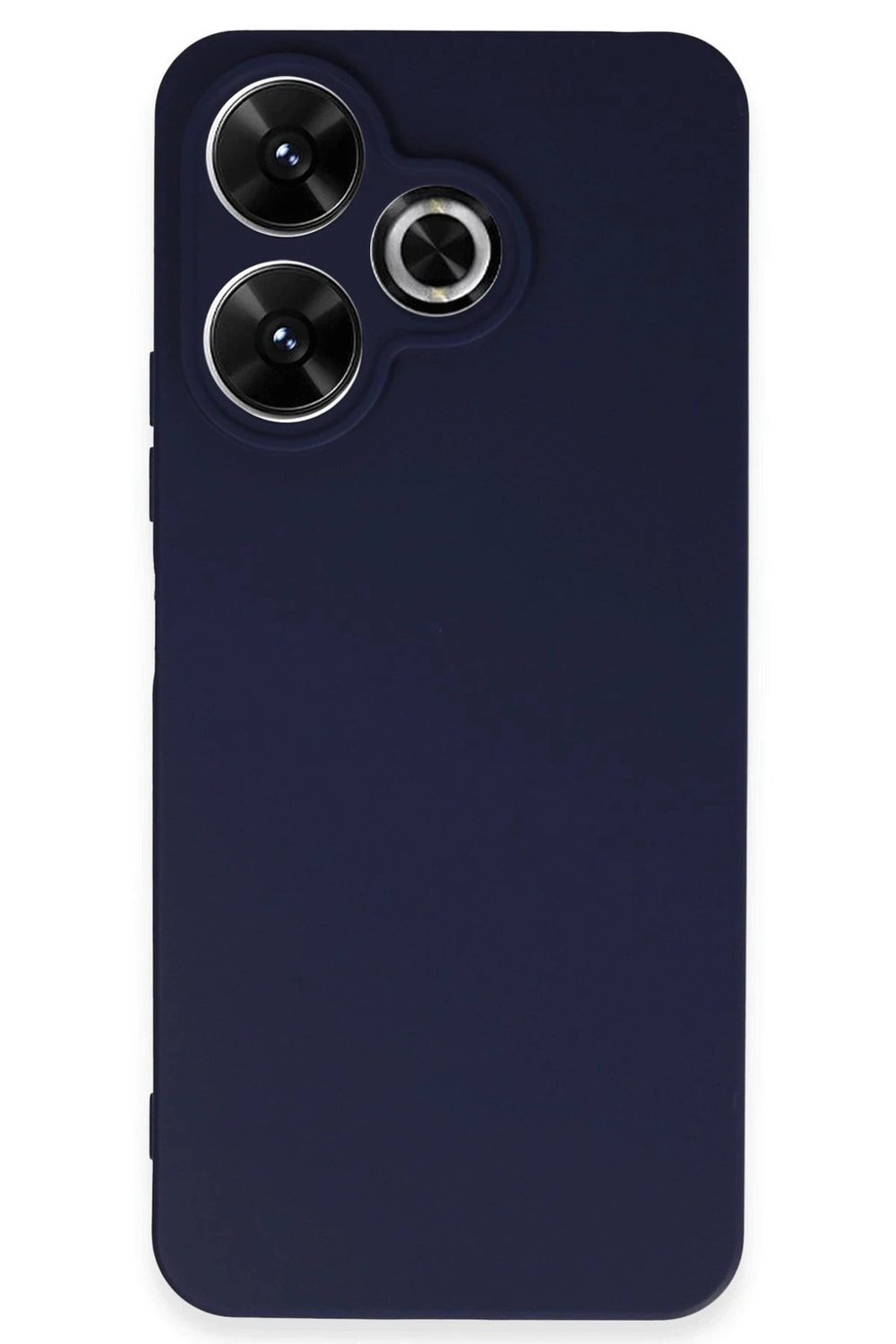 Mey İthalat®   Redmi 13 4G Kılıf First Silikon - Lacivert
