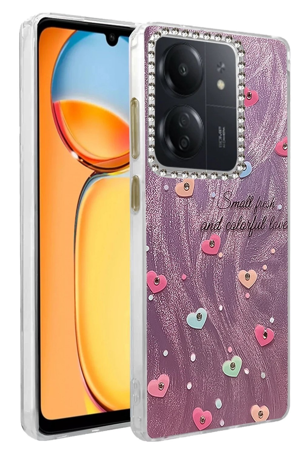 Mey İthalat®   Redmi 13C Kılıf Blade Aynalı Desenli Kapak - Desen 8
