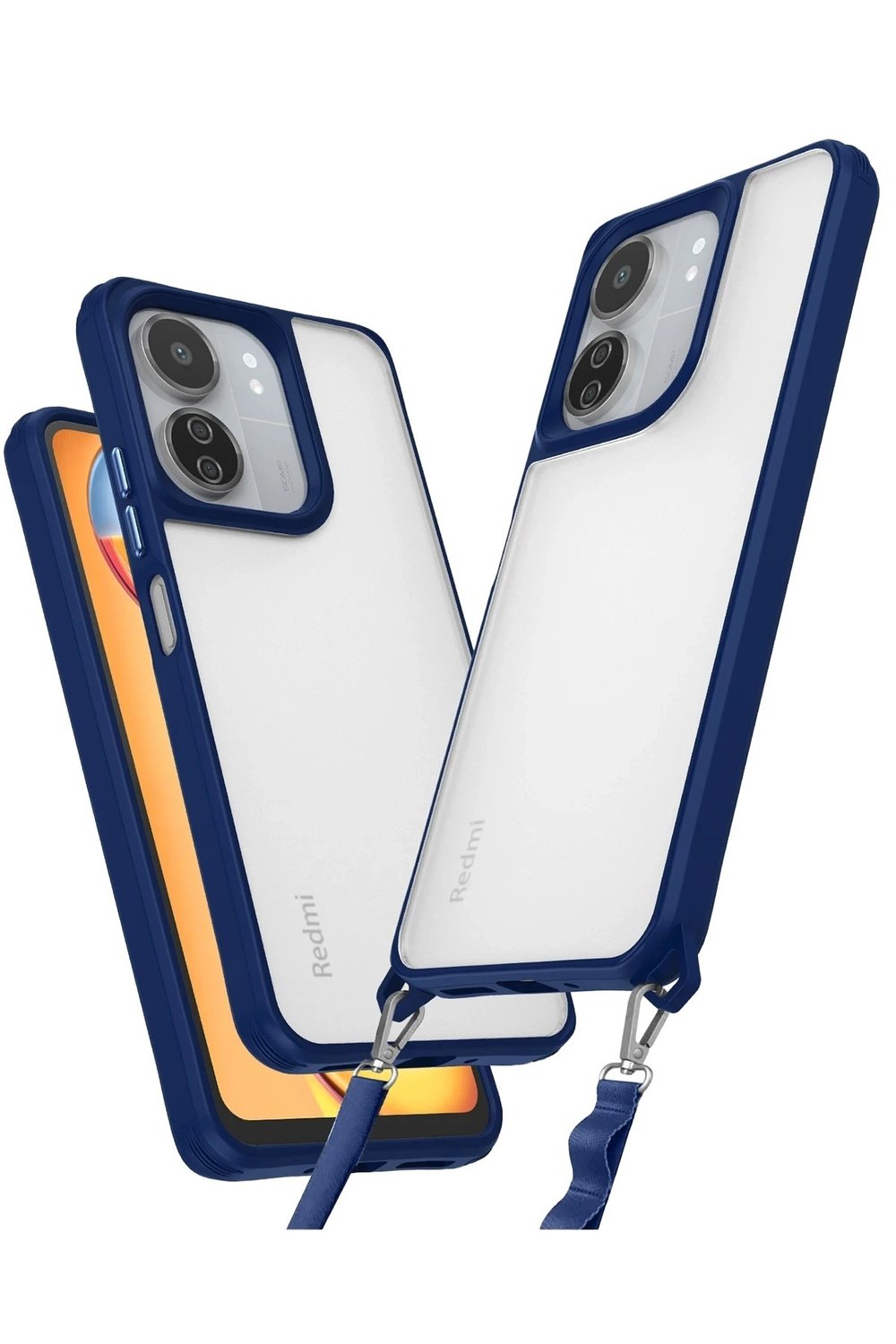 Mey İthalat®   Redmi 13C Kılıf Penta Silikon Kılıf - Lacivert