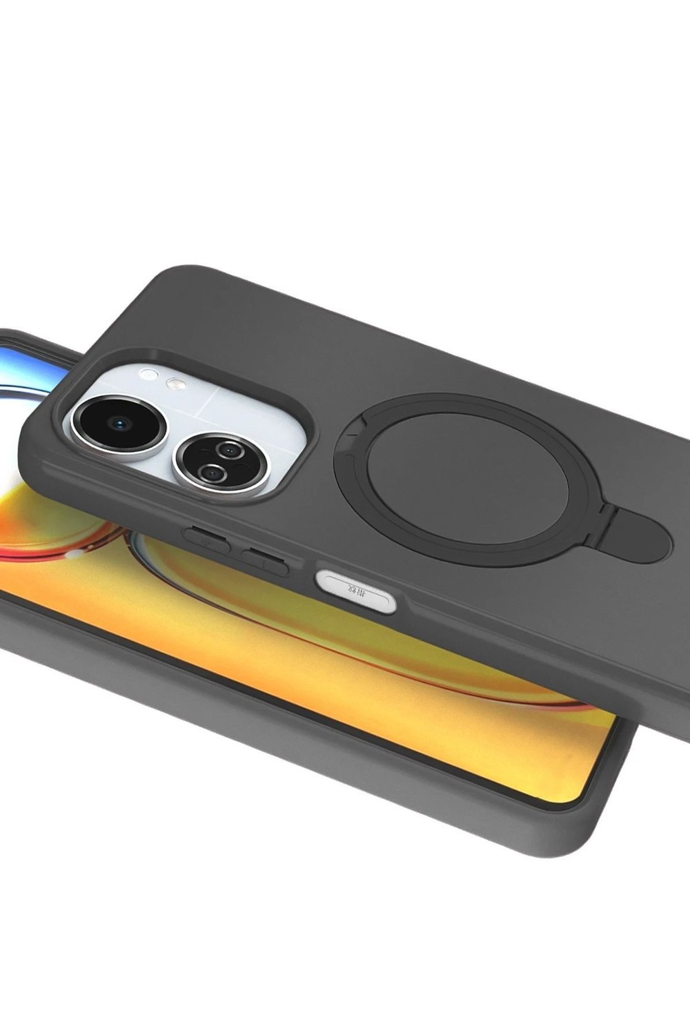 Mey İthalat®   Redmi 13C Regal Magsafe Standlı Kapak - Titan Gri
