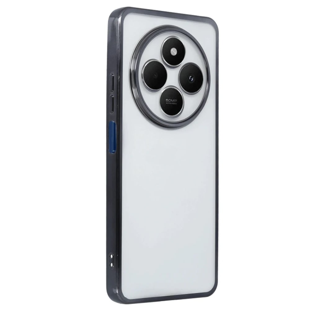 Mey İthalat®   Redmi 14C Kılıf  Lensli Silikon - Siyah