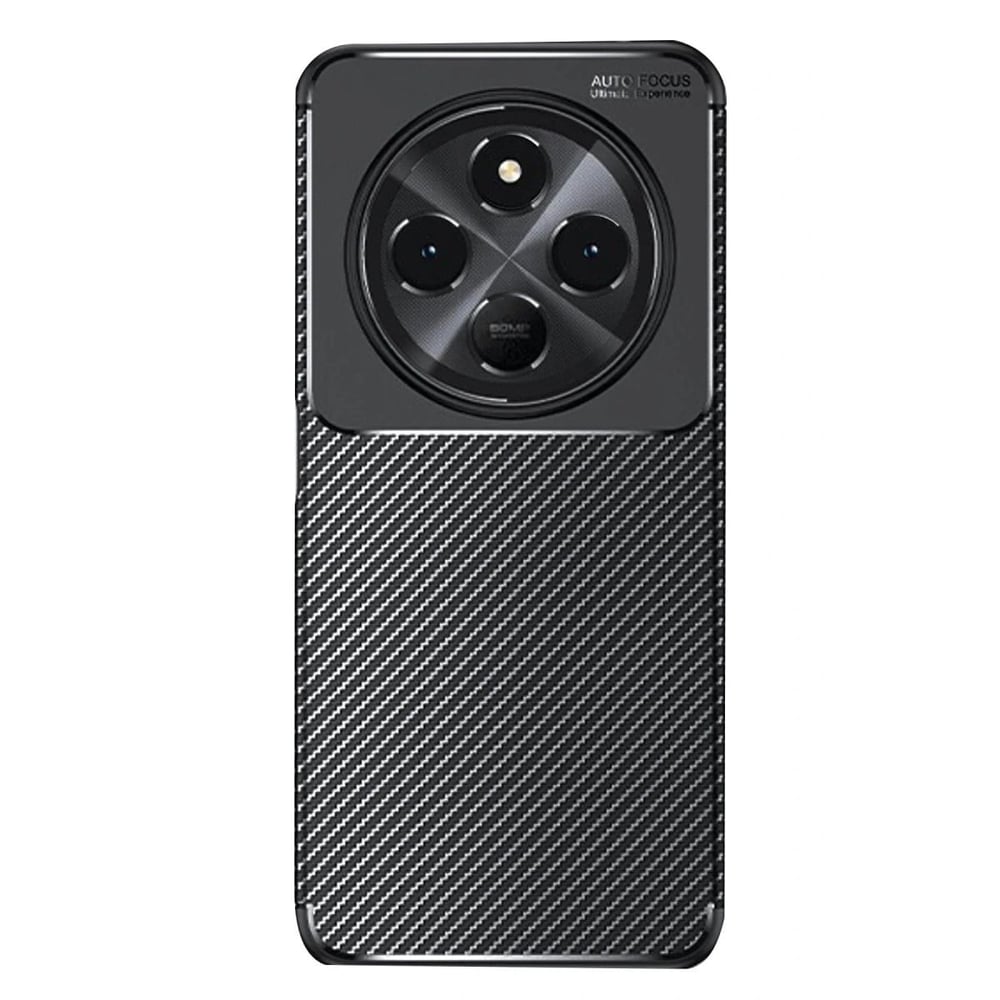 Mey İthalat®   Redmi 14C Kılıf Auto Focus Karbon Kapak - Siyah