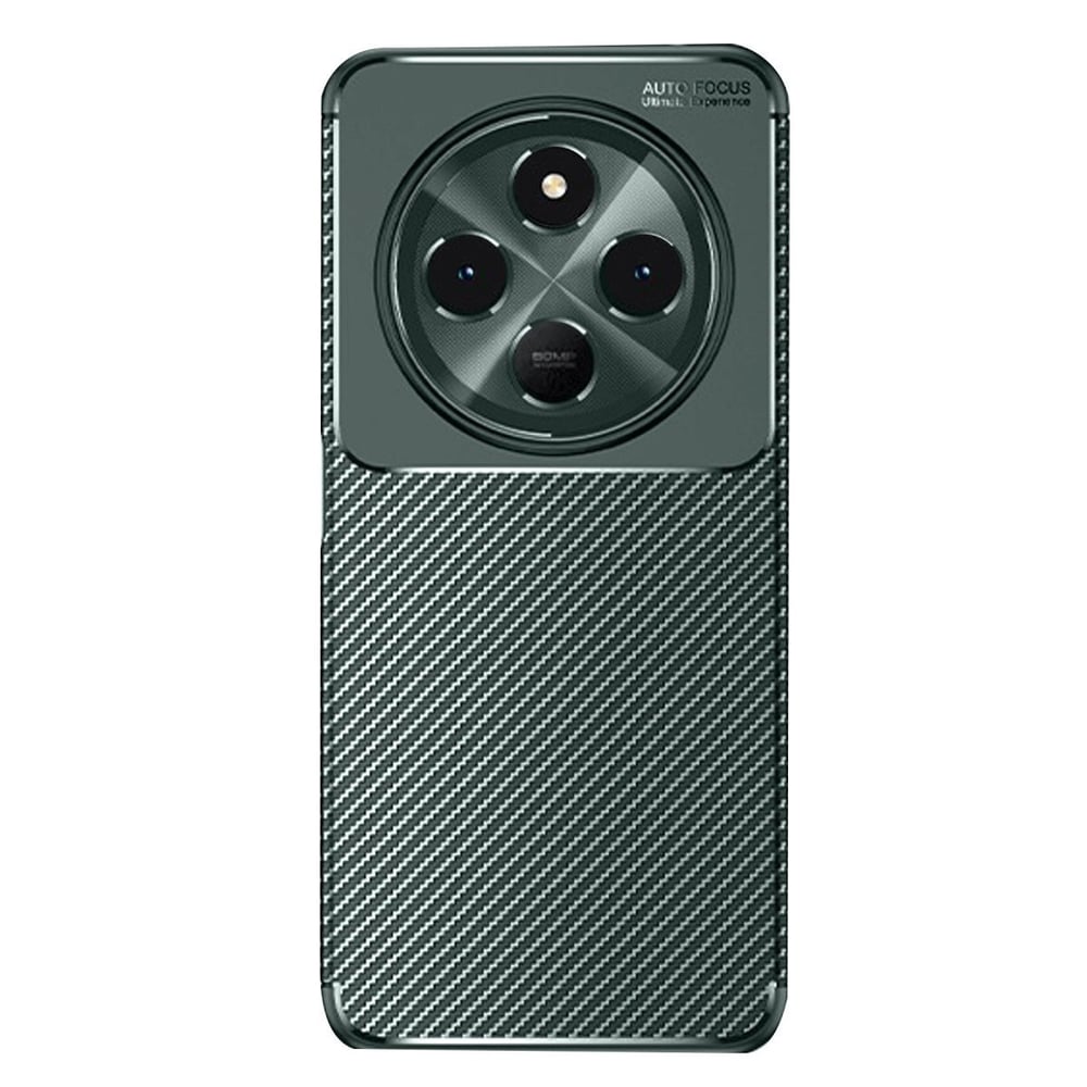 Mey İthalat®   Redmi 14C Kılıf Auto Focus Karbon Kapak - Koyu Yeşil