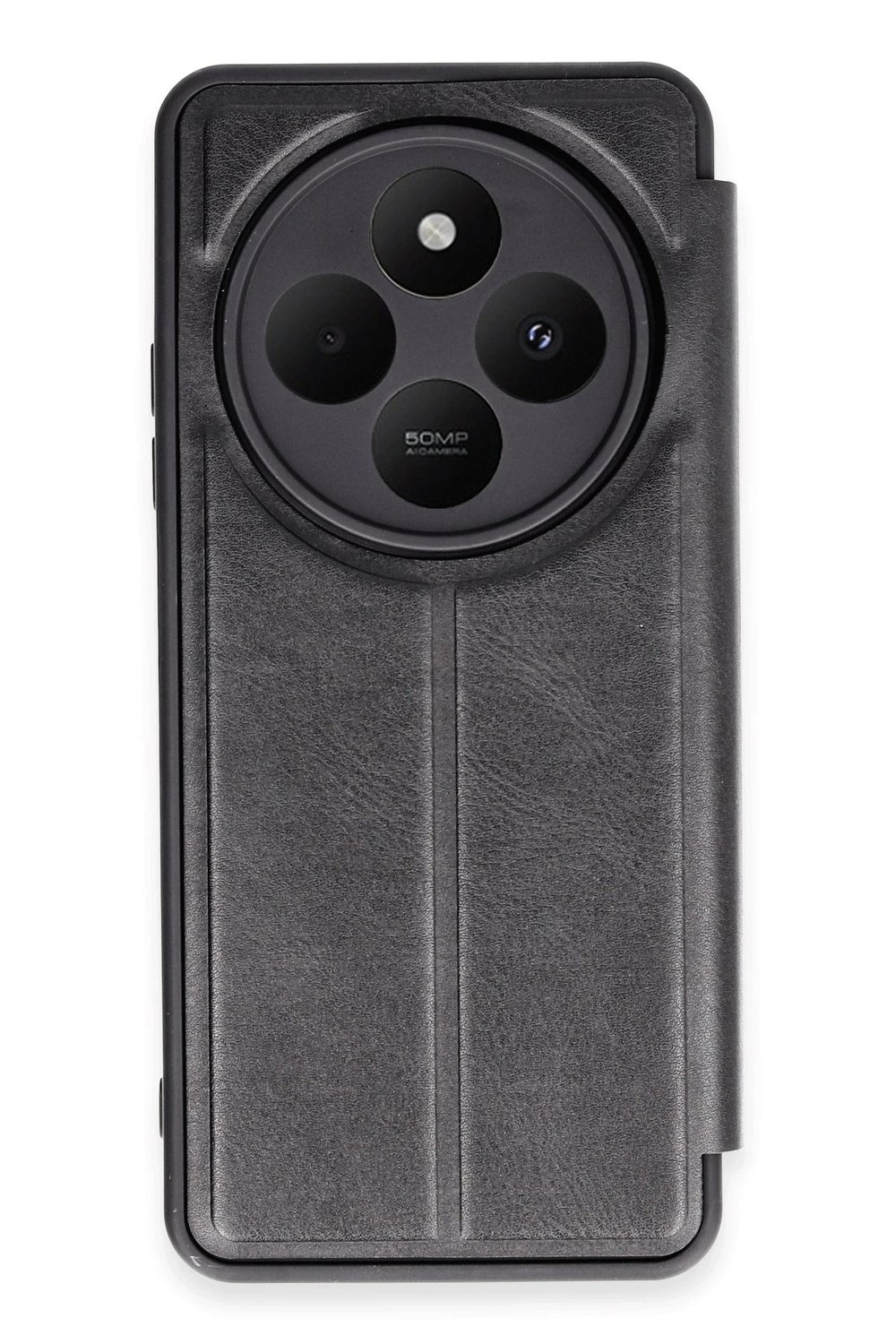 Mey İthalat®   Redmi 14C Kılıf Flip Cover - Siyah