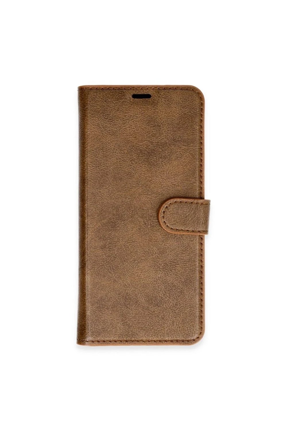Mey İthalat®   Redmi 14C Kılıf Trend S Plus Kapaklı Kılıf - Taba