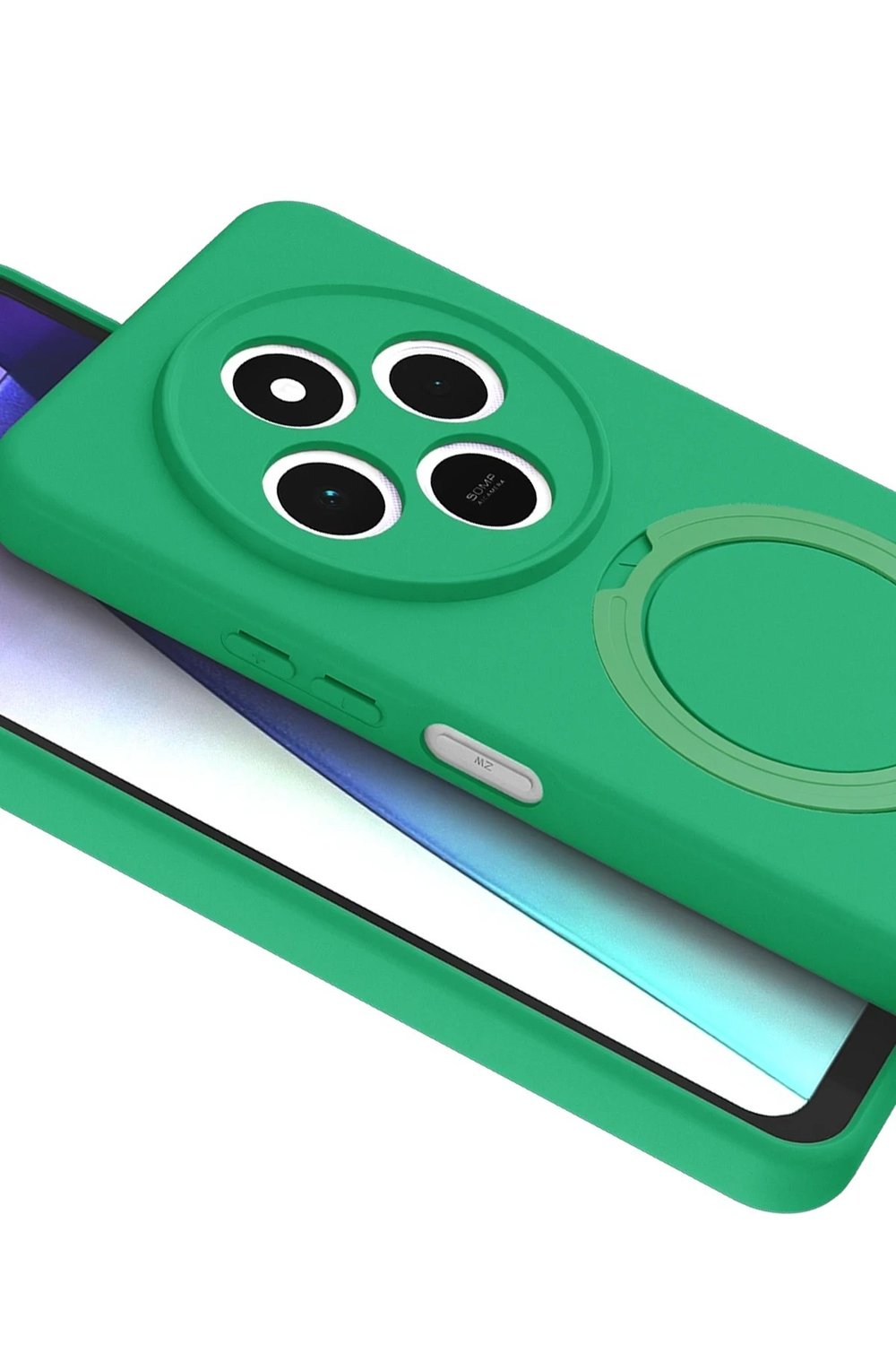 Mey İthalat®   Redmi 14C Regal Magsafe Standlı Kapak - Yeşil