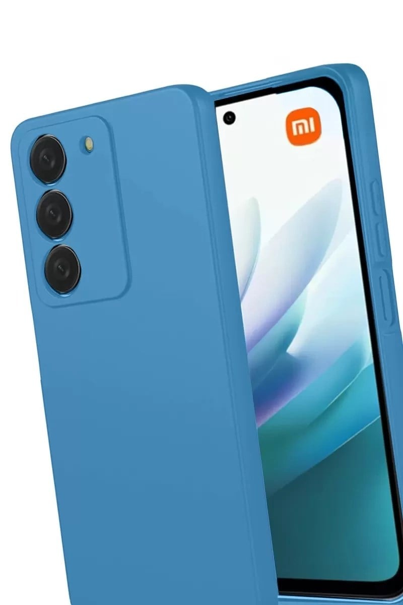 Mey İthalat®   Redmi 15 4G First Silikon - Mavi
