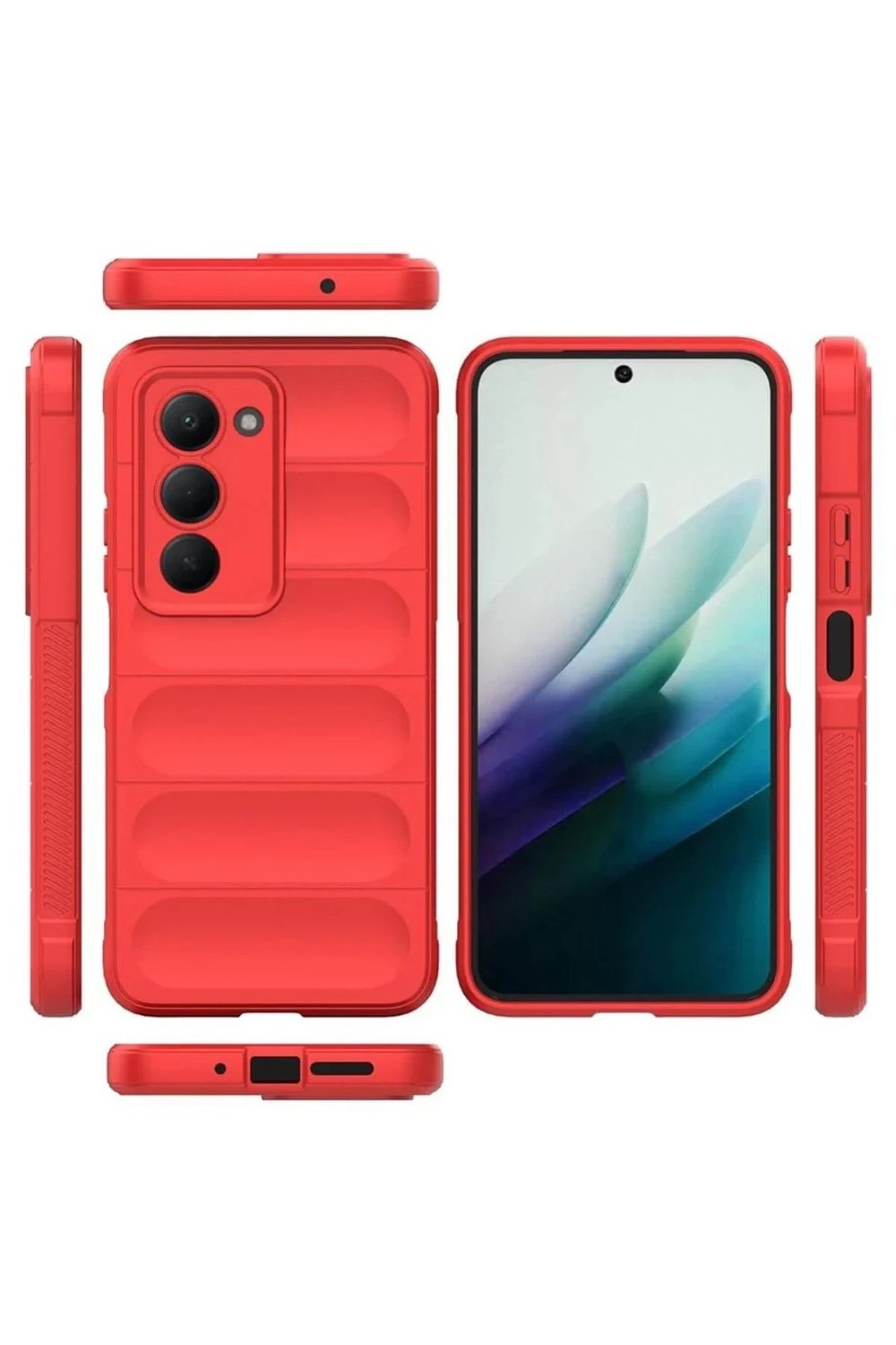 Mey İthalat®   Redmi 15 4G Optimum Silikon - Kırmızı