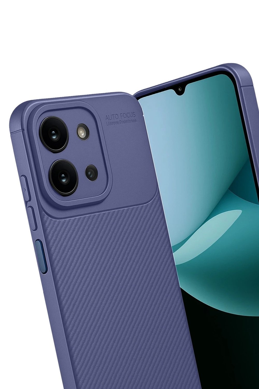 Mey İthalat®   Redmi 15C 4G Auto Focus Karbon Kapak - Lacivert