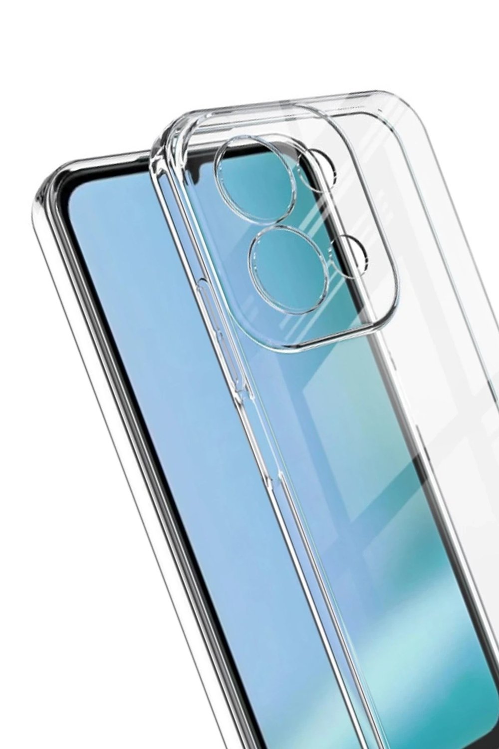 Mey İthalat®   Redmi 15C 4G Lüx Şeffaf Silikon - Şeffaf