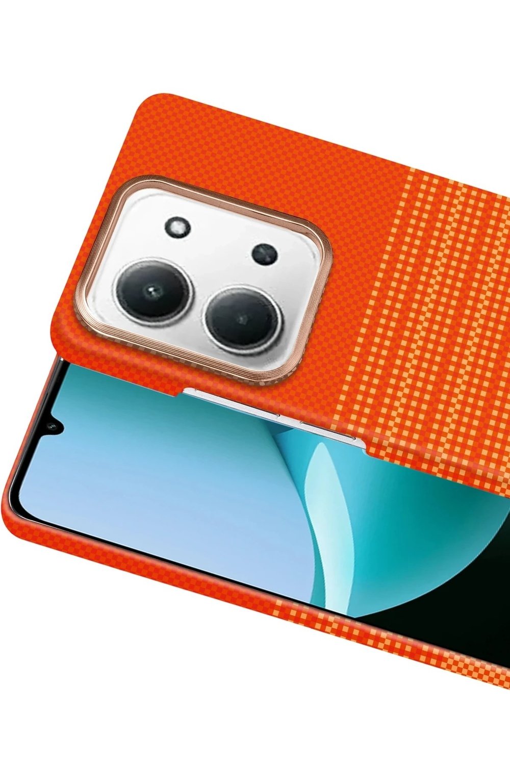 Mey İthalat®   Redmi 15C 4G Vega Magsafe Kapak - Turuncu