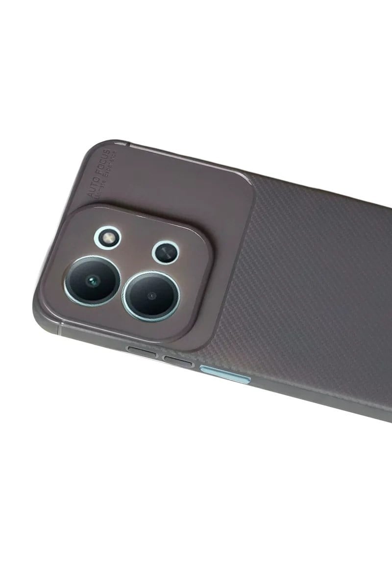 Mey İthalat®   Redmi 15C 5G Auto Focus Karbon Kapak - Gri