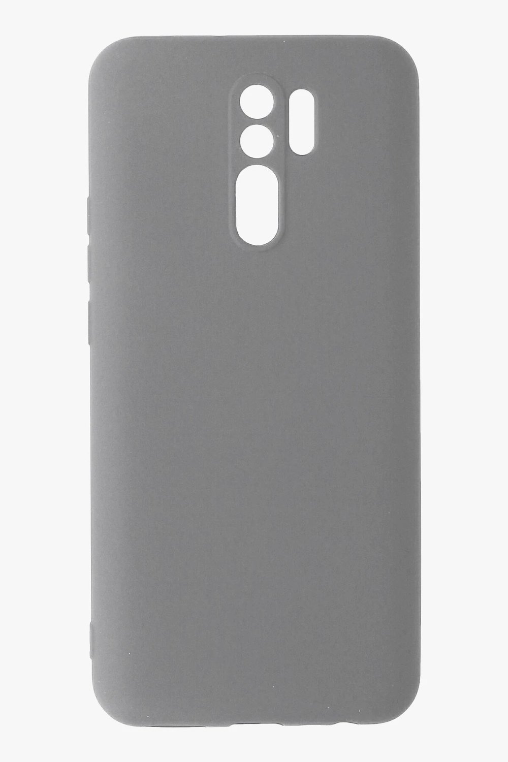 Mey İthalat®   Redmi 9 Kılıf Nano içi Kadife Silikon - Gri