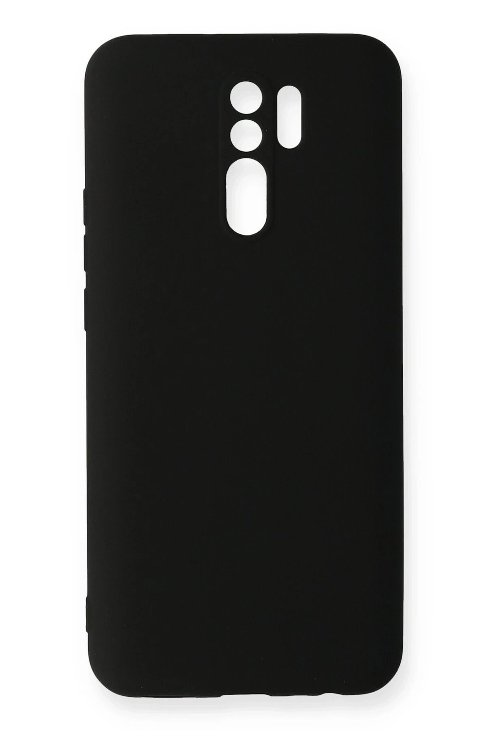 Mey İthalat®   Redmi 9 Kılıf Nano içi Kadife Silikon - Siyah