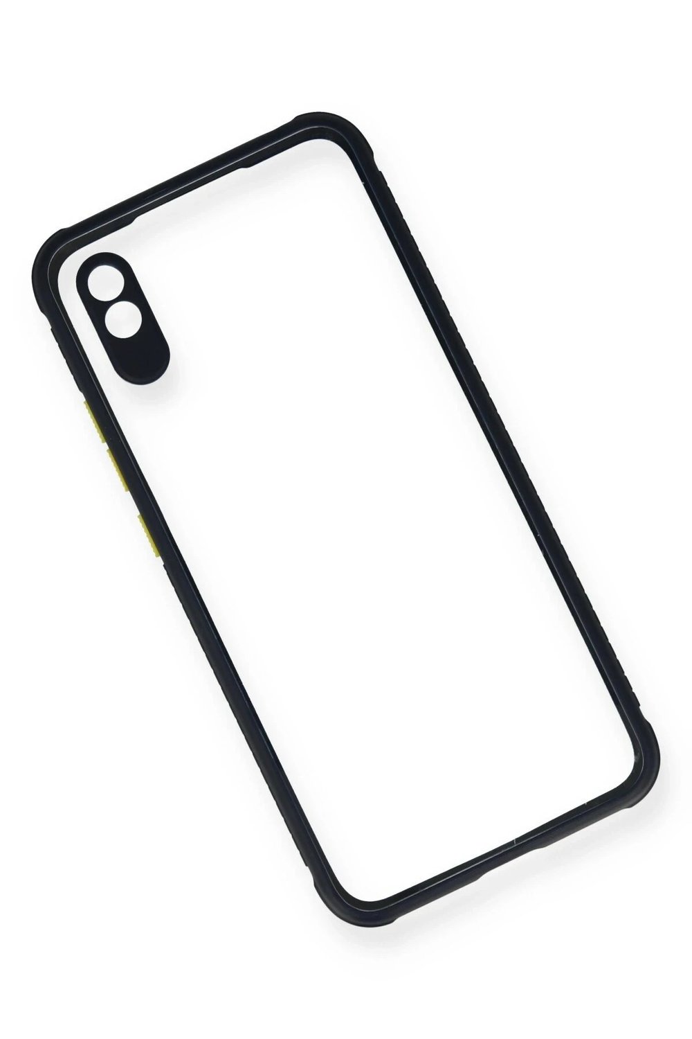 Mey İthalat®   Redmi 9A Kılıf Miami Şeffaf Silikon - Lacivert