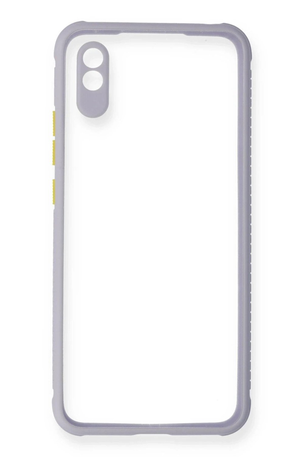 Mey İthalat®   Redmi 9A Kılıf Miami Şeffaf Silikon - Lila