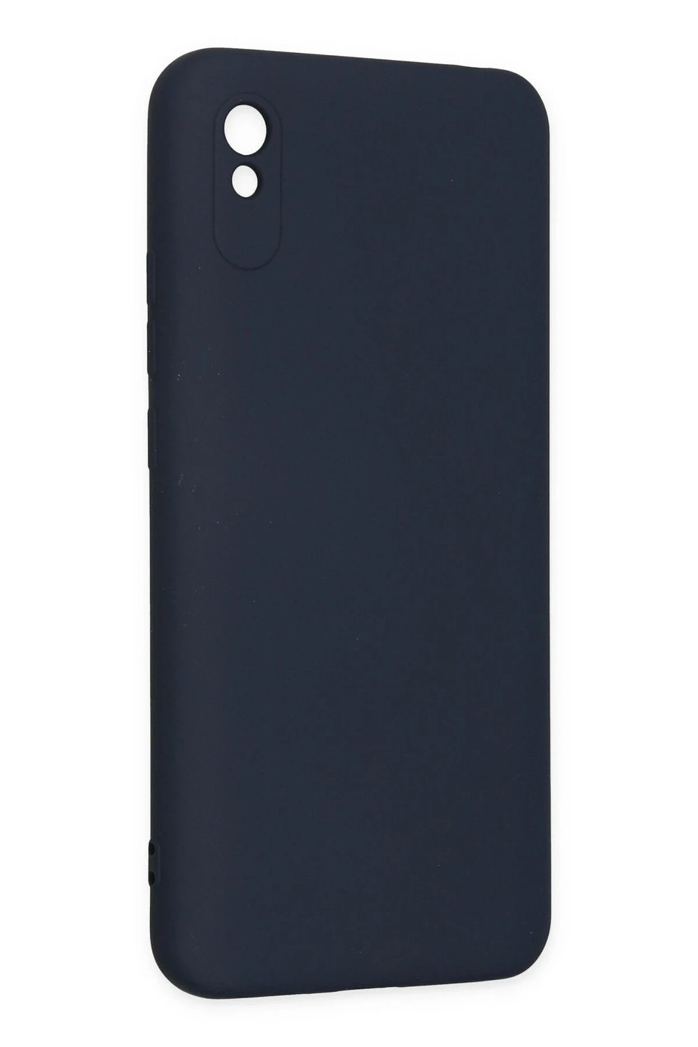 Mey İthalat®   Redmi 9A Kılıf Nano içi Kadife Silikon - Lacivert